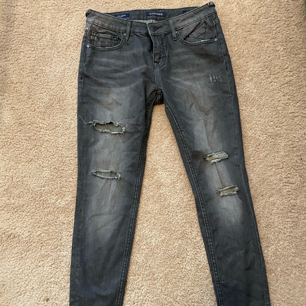 Vigoss black ripped jeans
